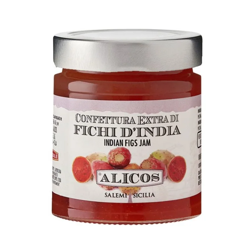 Made in Italy ready to eat food fruit preserved marmalade in glass jar 220g sweet indian figs jam for sale