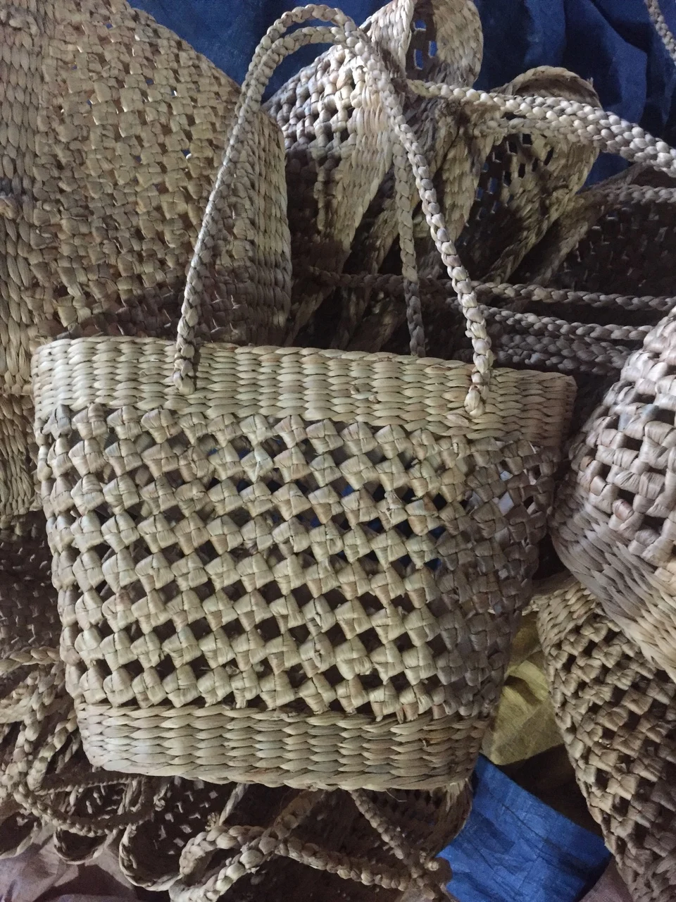  Высокое качество Лидер продаж натуральная вода гиацинт пляжная сумка от