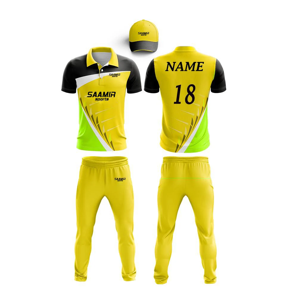 Custom Cricket Wear in Multiple Color and Design / Custom Cricket Uniform Kit Tshirt and Trouser