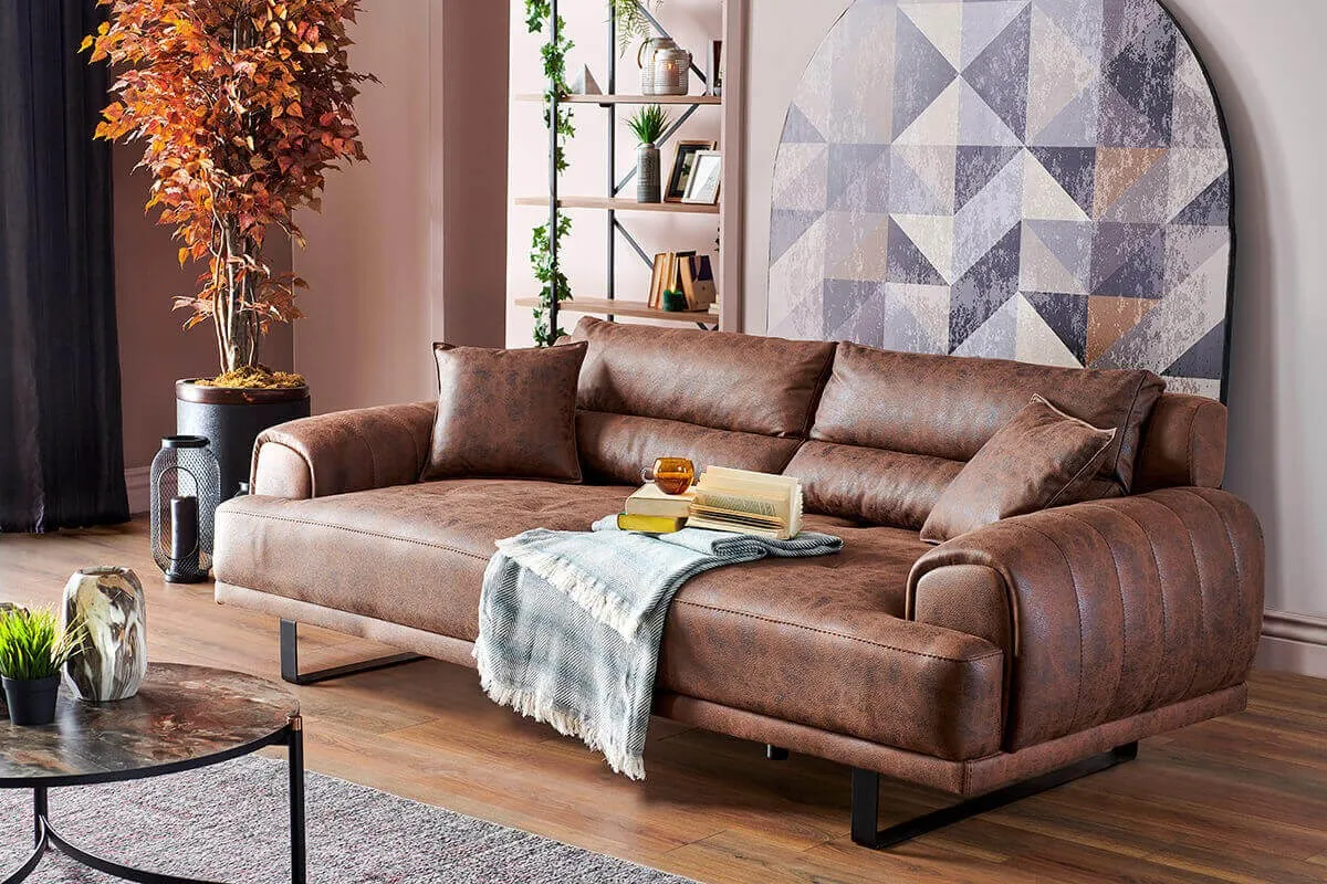 wooden Sofa Armchairs Living Furniture Wholesale Couch Velvet hygenic Seat Set Style Fabric Packing Room (ider Palermo)