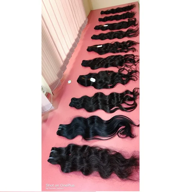 Brazilian wholesale Best Raw Indian Hair extensions largest Raw Human Hair Vendors in India