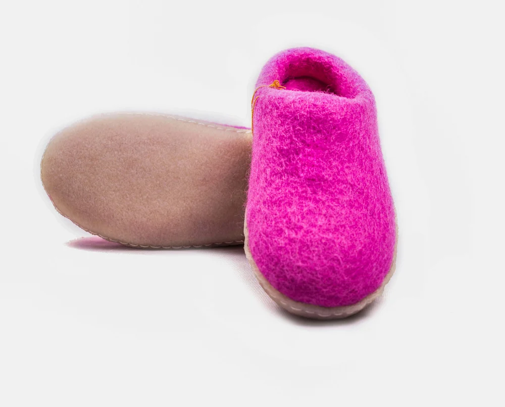 Nepal Made Felt Slippers all season applicable handmade wool slippers Unisex shoes bedroom kitchen wears