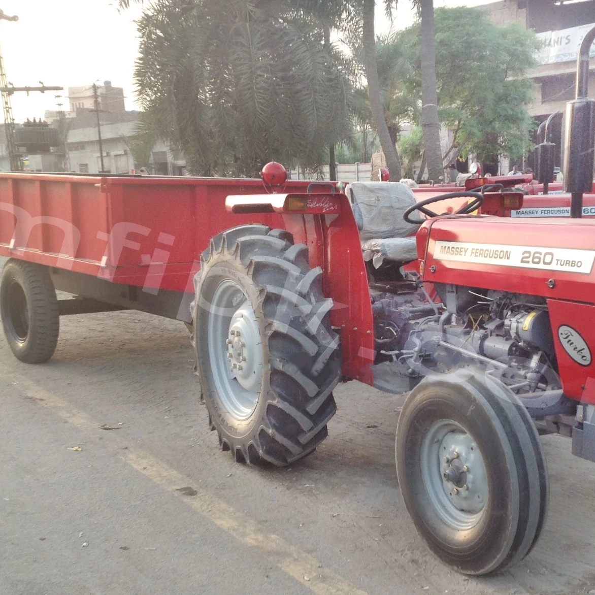 
Pakistan High Quality Hydraulic Tipping Trailer 