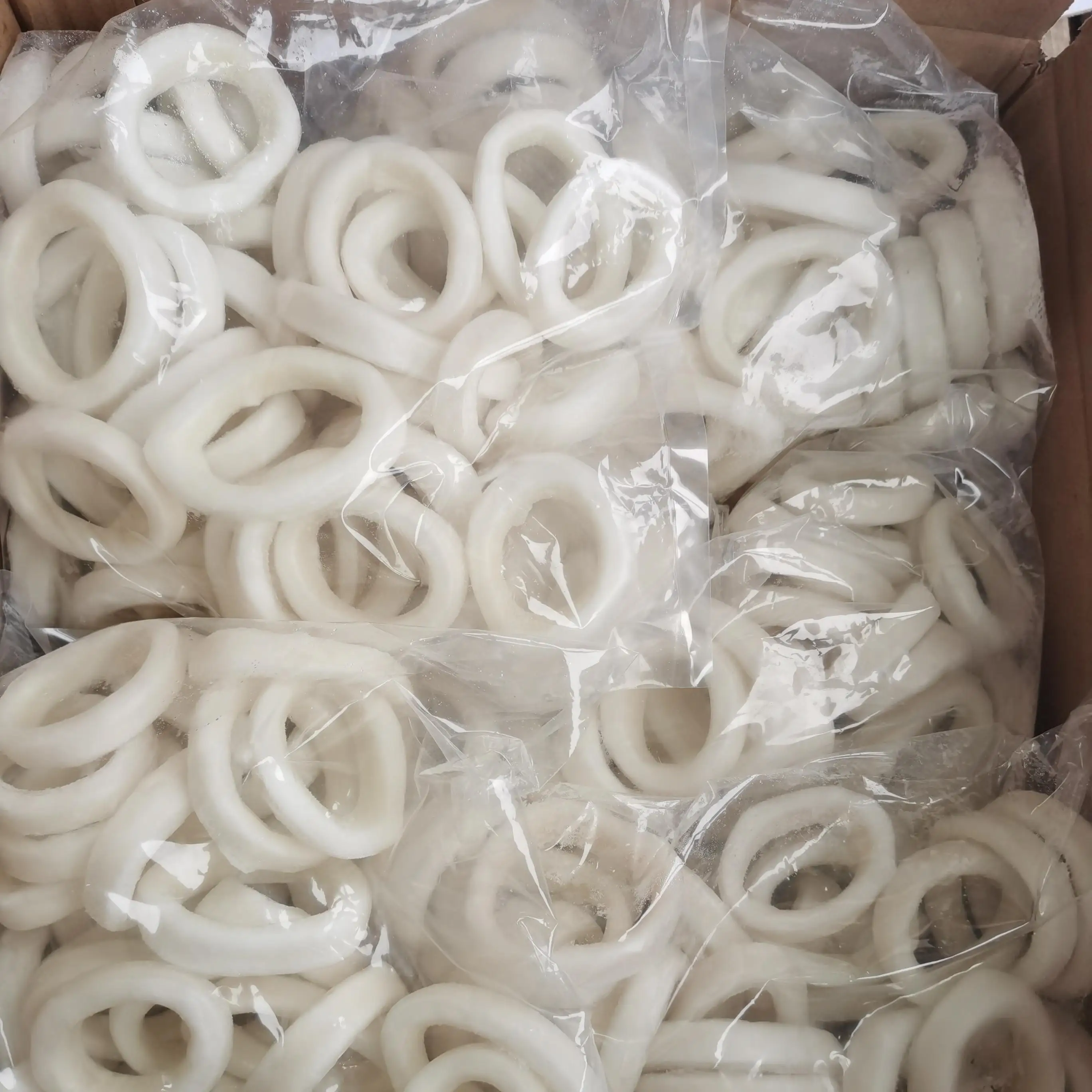 
Best Seller Pure Frozen Squid Cleaned Cut For Fried Squid Ring 