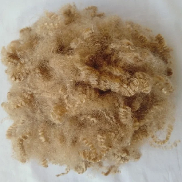 15D HS Brown Polyester Staple Fiber A Grade Vikohasan Manufacturer and synthetic fiber and GRS recycled polyester fibre