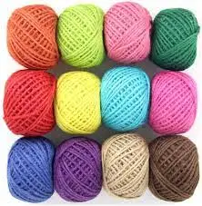  Лидер продаж Высококачественная ориентированная на экспорт цветная джутовая пряжа из бангладеш