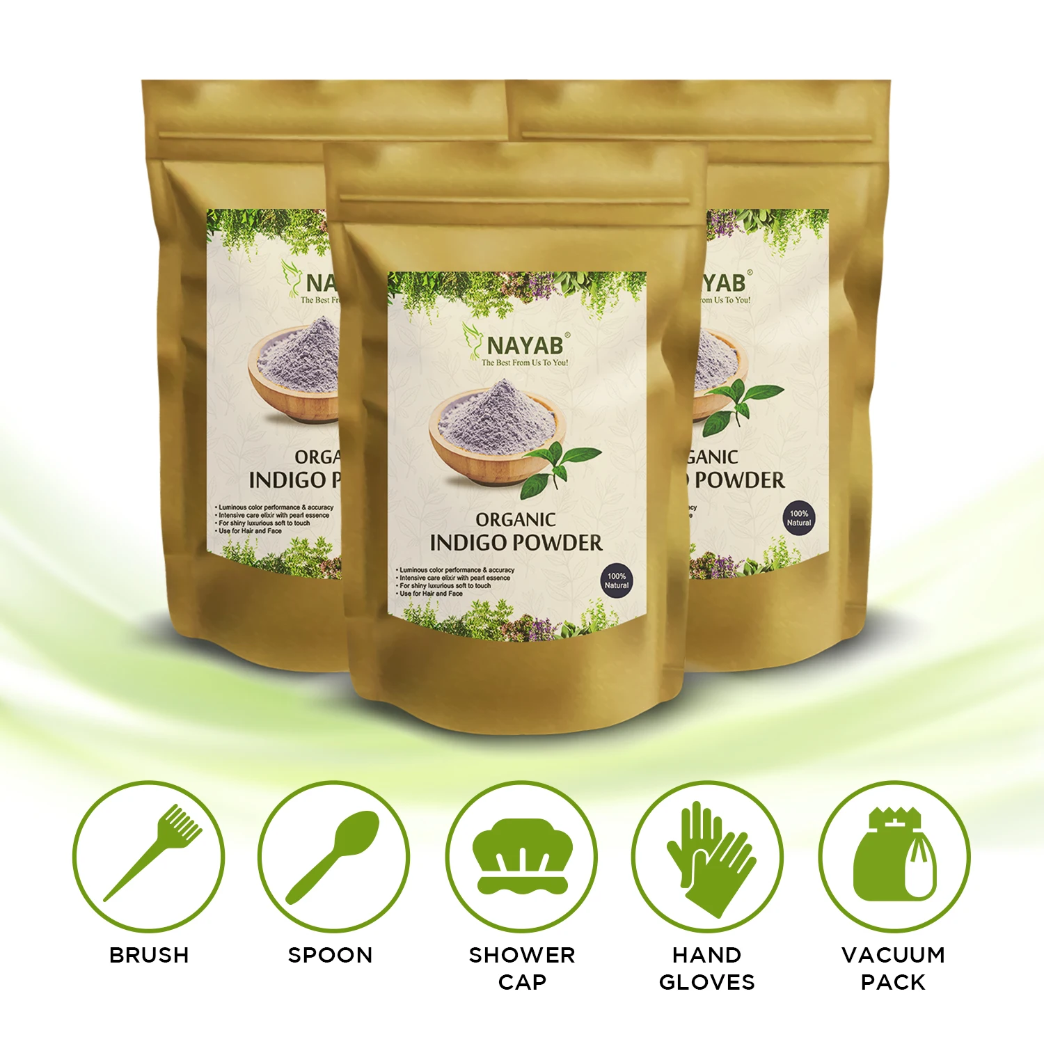 Индигофера Tinctoria/Индиго/черный Индиго порошок поставщик из