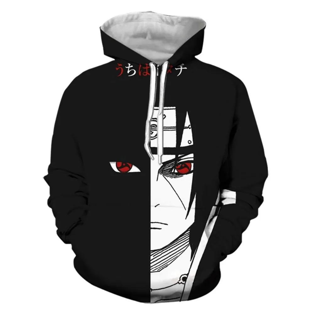 
Fashion Naruto 3D print Hoodies Men Sweatshirt Boys Tracksuit Anime Hoodies 