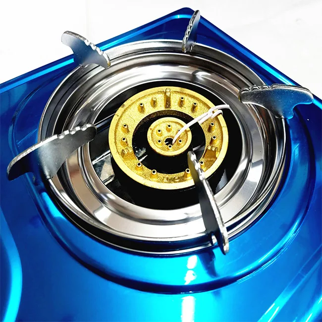 Good Performance Quality Bowei Stainless Steel Double Gas Stove Kitchen Appliances May Return and Replacement After-sales