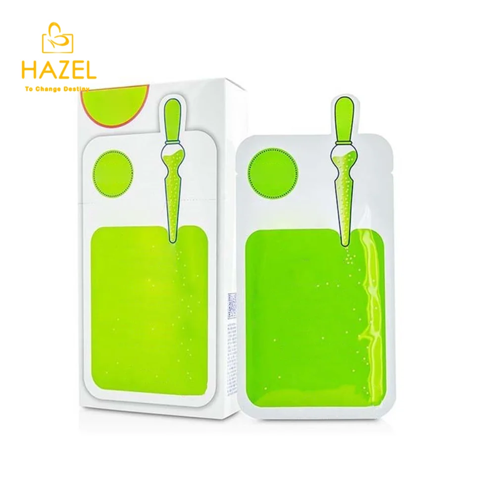 BEST SELLER OEM/ODM Acne Treatment & Brightening Mint Sheet Maskss Professional Private Label Custom Face Skin Care