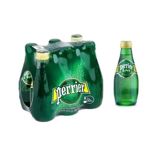 Perrier Sparkling Natural Mineral Water 33cl Glass Bottle ..