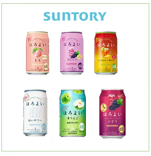 Fruity flavors highball from Japan
