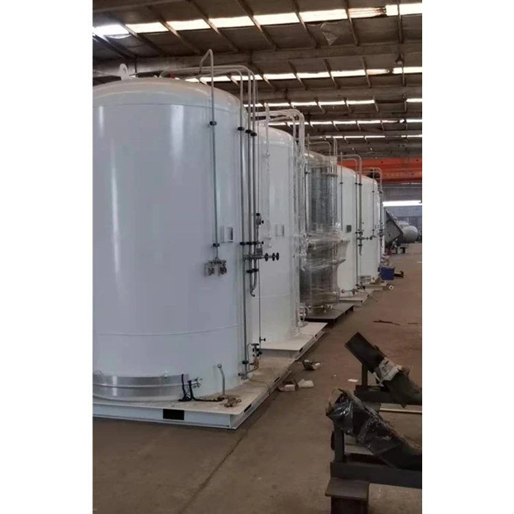 5000L Lo2 microbulk бак мини объем резервуар для хранения жидкого кислорода контейнер жидкий кислород в