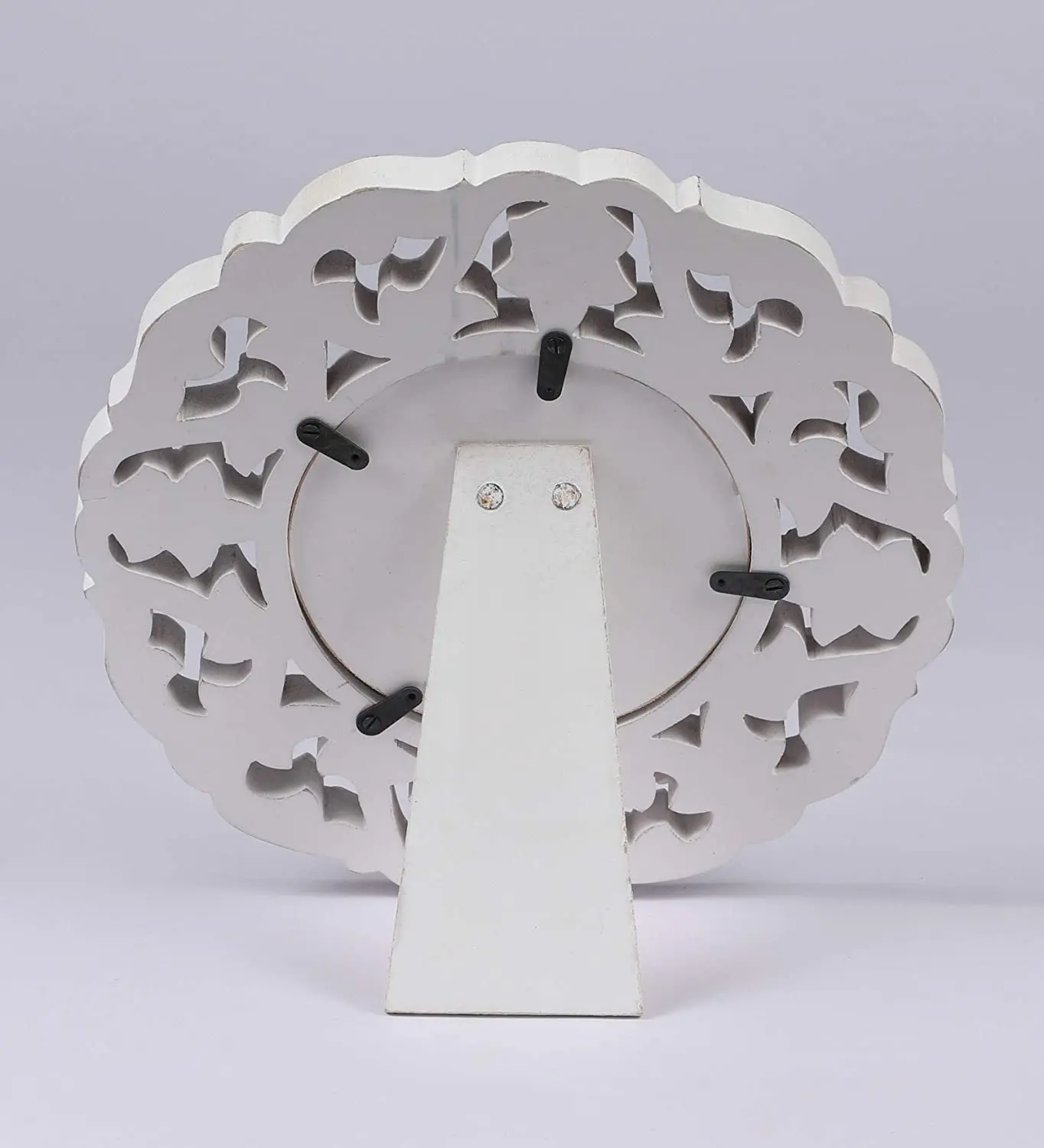 Круглая маленькая резная дизайнерская фоторамка для настенного подвесного дома декоративная деревянная рамка стола