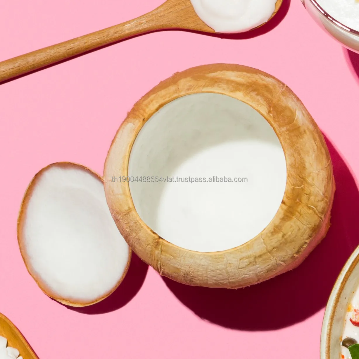 Organic Fruit Frozen Coconut Bowl Icecream Cups Coconut Frozen Fruit Real Coconut Farm from Thailand