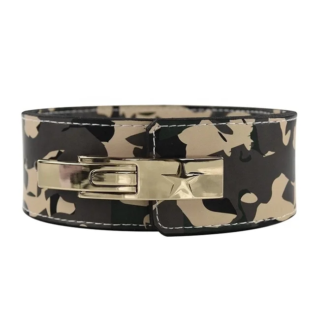 Wholesale camouflage fitness weight lifting lever belt
