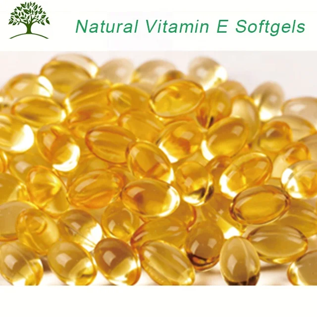 
OEM Wholesale Natural Animate Vitamin E Oil 400IU Softgel Capsules 