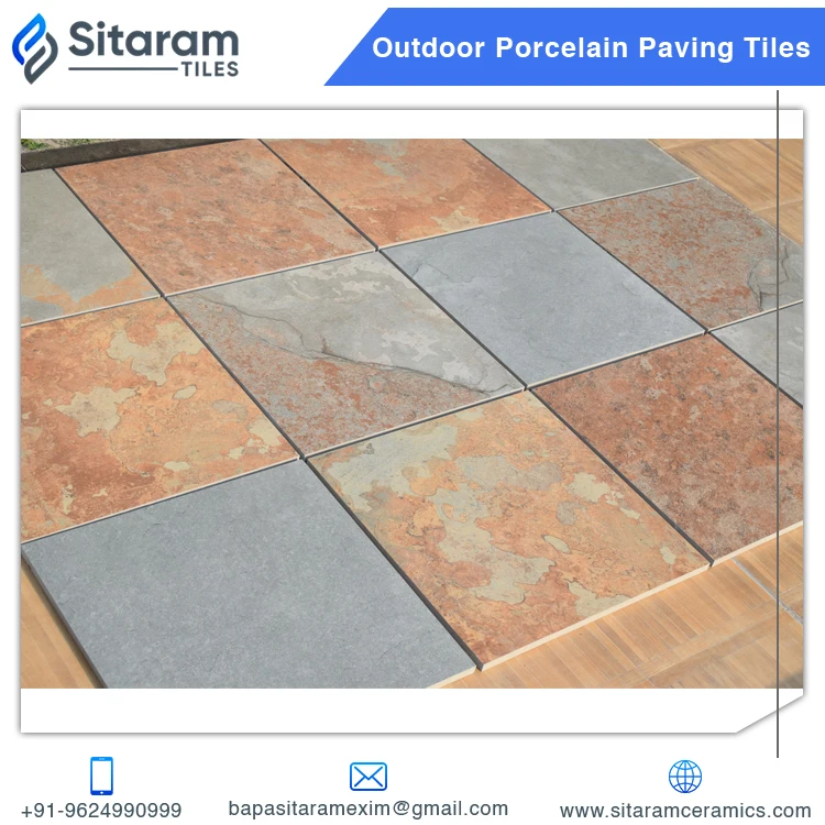 Выставление самой высокой стандартной уличной фарфоровой плитки из натурального шифера по оптовой цене