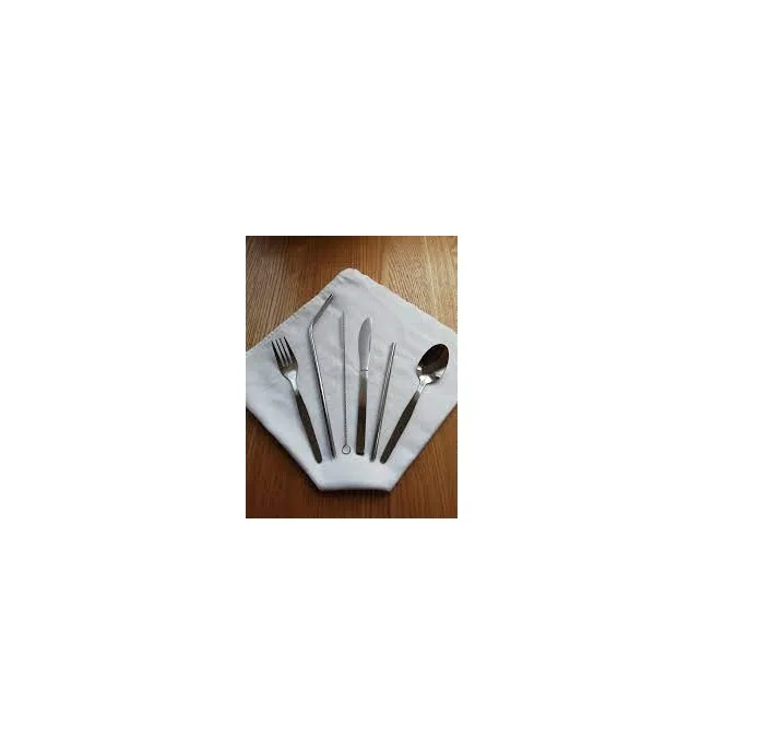 Handmade Gold Plated Set Of 6 Metal Cutlery in New Style Metal flatware handmade metal Spoon and Fork in Wholesale price