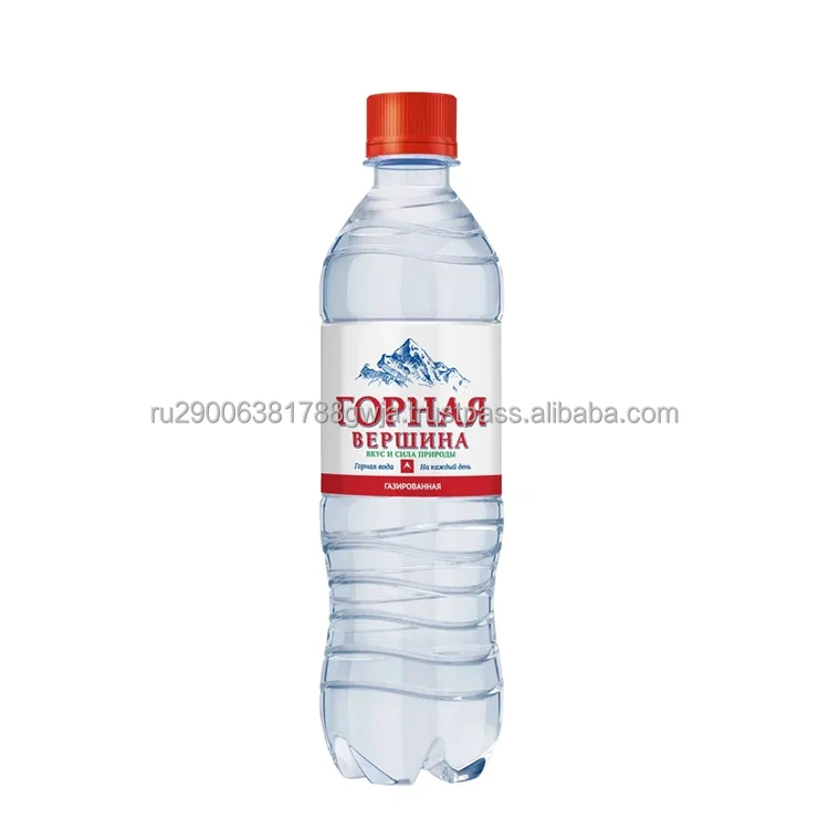 GORNAYA VERSHINA 0 5л ПЭТ Ледниковый плавкий водный прекрасно затухает жажду сбалансированный микроэлементный состав