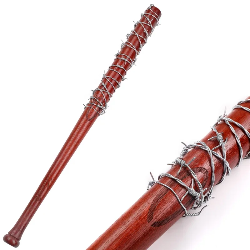 The Walking Dead Lucille Barbed Wire Wrapped Wood Baseball Bat