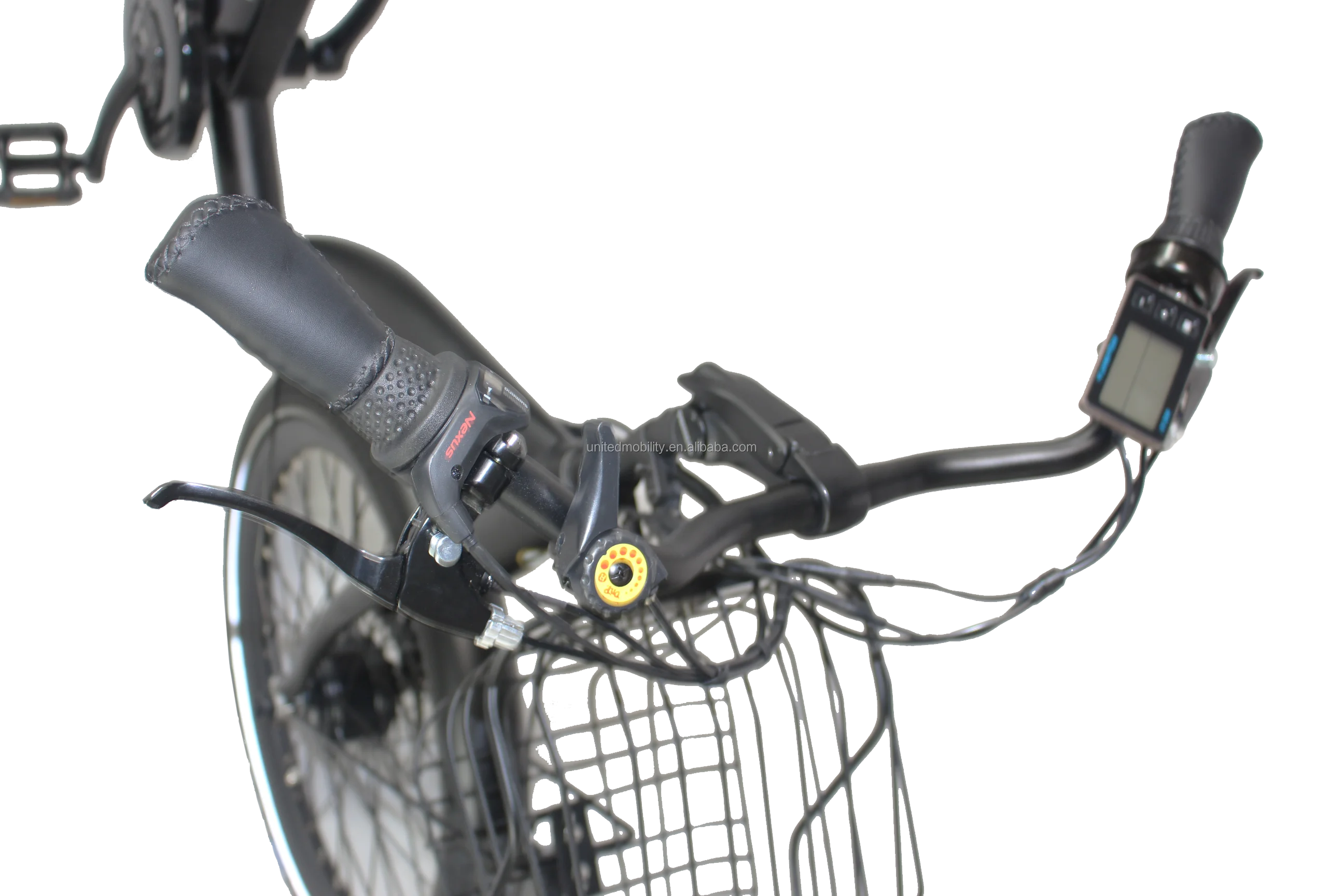 Wuxi united velomobile 13ah Lithium Battery 3 Speed Fashionable 350w Electric Trike