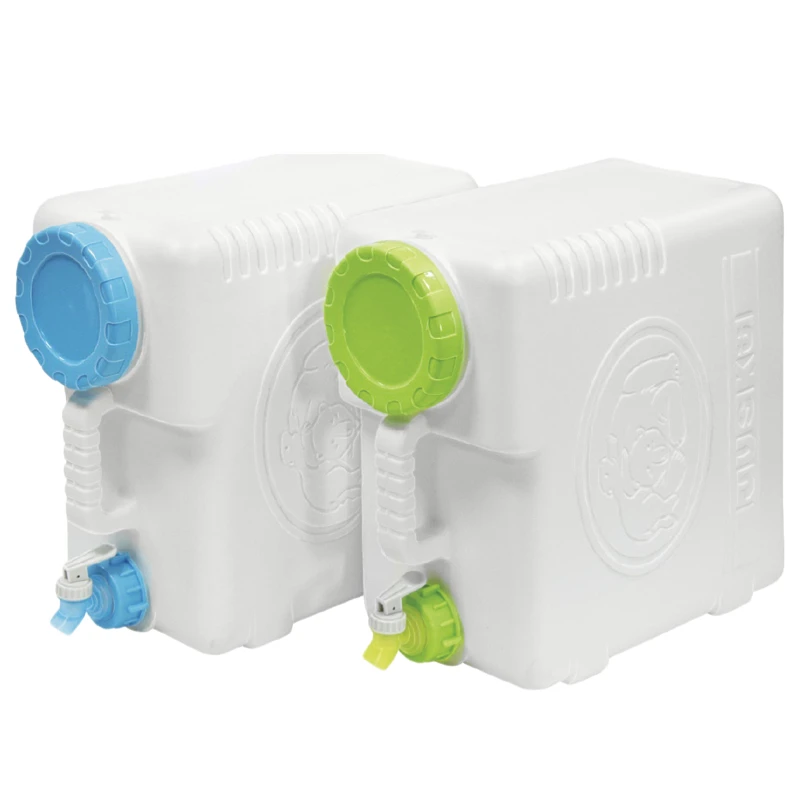 
25 Liter HDPE Portable Water Storage Container, Outdoor Water Tank, Camping Water Bucket 