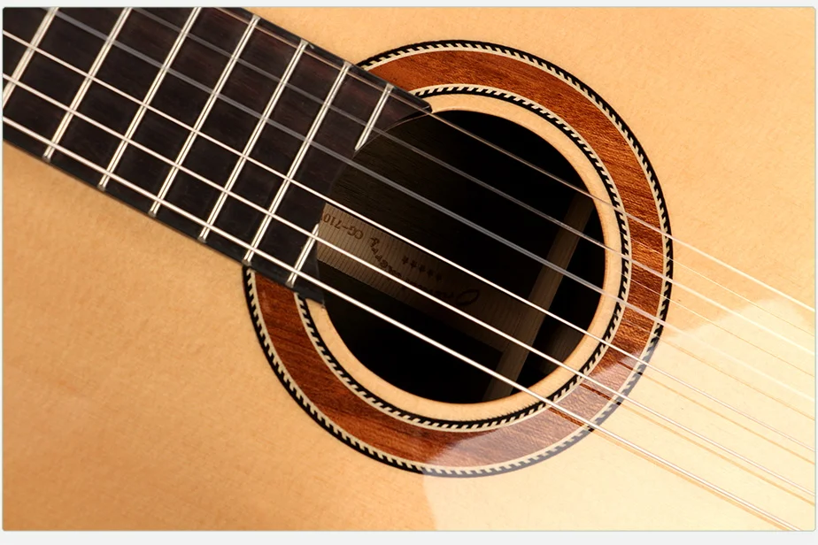 Top solid China manufacture hot selling 39 inch high quality handmade classical guitar professional musical instrument