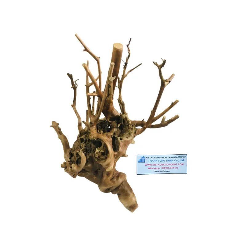 Wholesale 2022 natural aquarium driftwood for aquarium accessories WhatsApp:  84 963 949 178