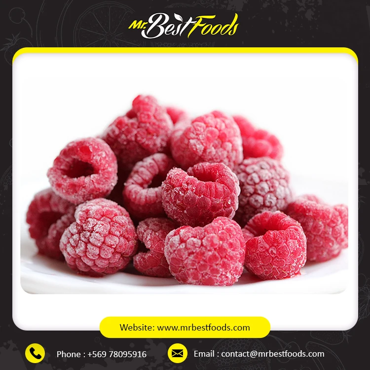 IQF Frozen Fruits Export Bulk Frozen Fruits IQF Raspberries with Best Price IQF Grade B Raspberries