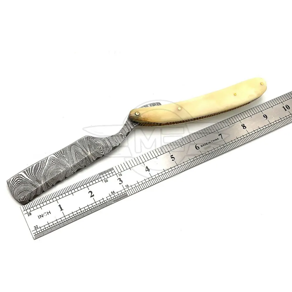 
Straight Razor with Wooden Handle Shaving Razor for Beard Grooming Straight Folding Razors 