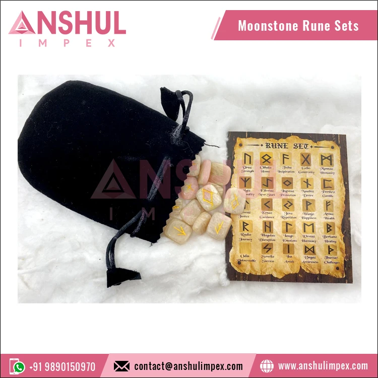 Оптовая продажа набор резных натуральных фиолетовых аметистов рун небольшого размера