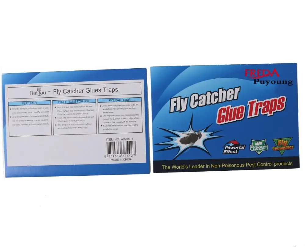 Hot selling anti mosquito fly catcher glue traps fly glue board