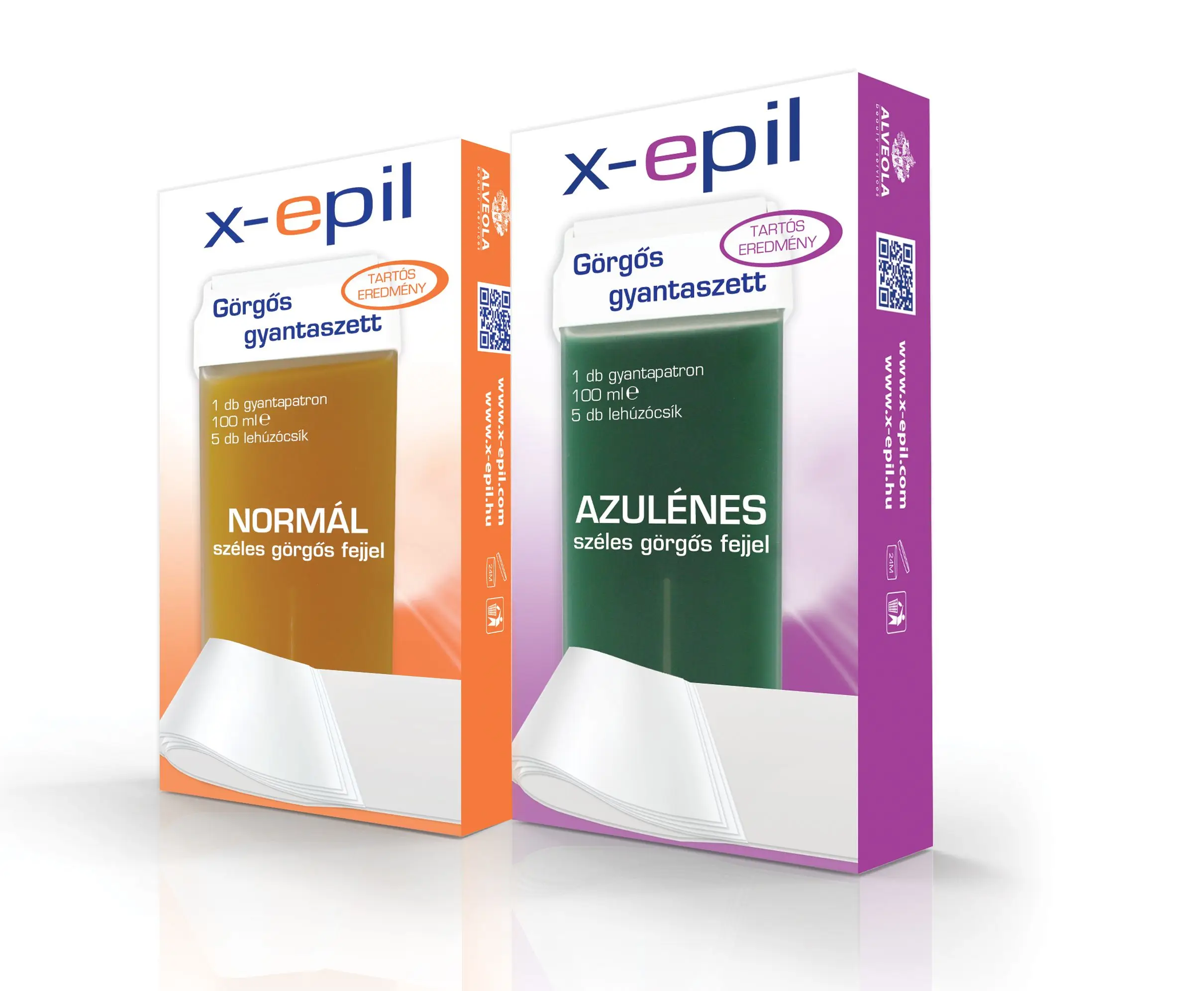 
X-Epil Normal Wax Cartridge With Wide Roller 100ml Depilatory Wax Cartridge for Hair Removal 