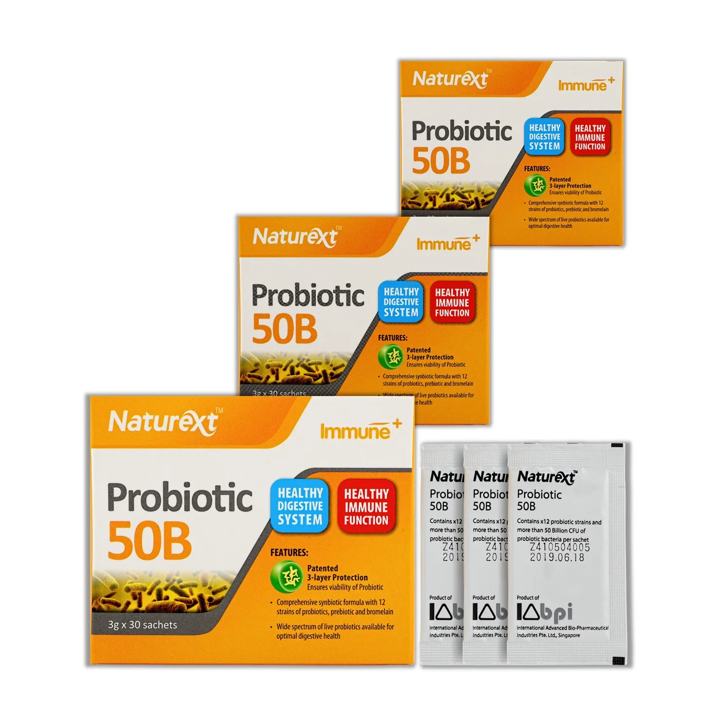 
Probiotic 50B - A 200 Billions High Potency Quick Actions Probiotics for Strong Digestive Health and Immunity 