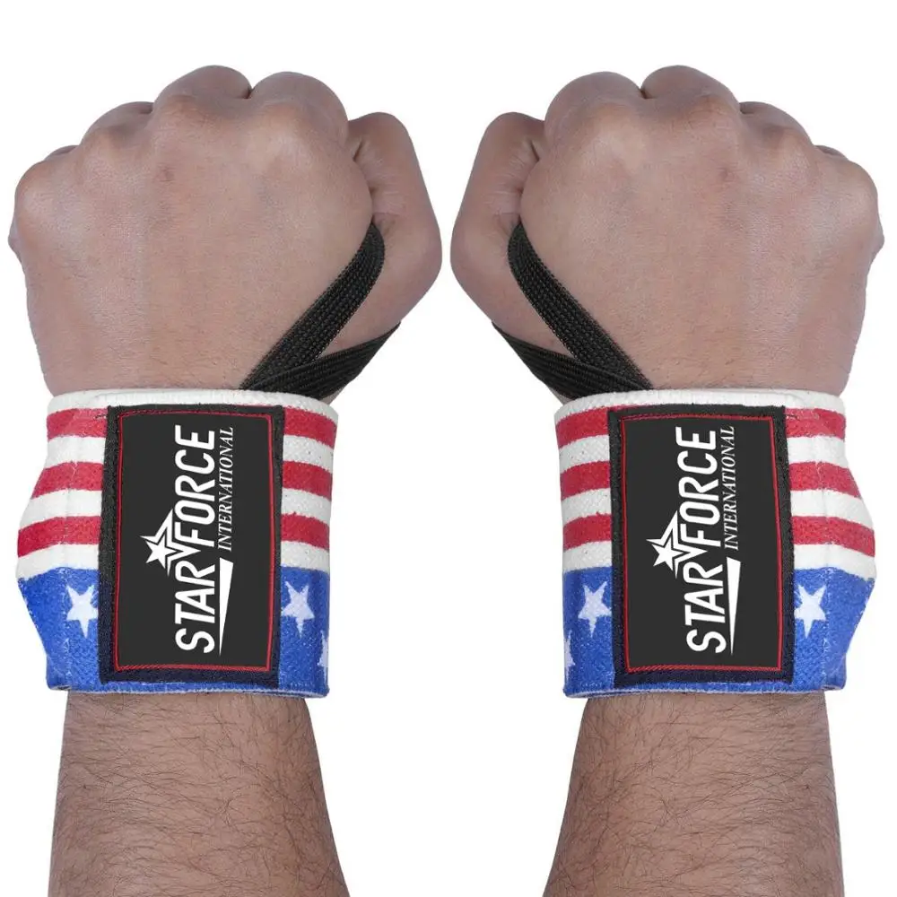 High Quality Custom logo weight lifting gloves with wrist wraps Hot Sell Amazon Lifting Wrist Straps Wrist Wraps For Fitness
