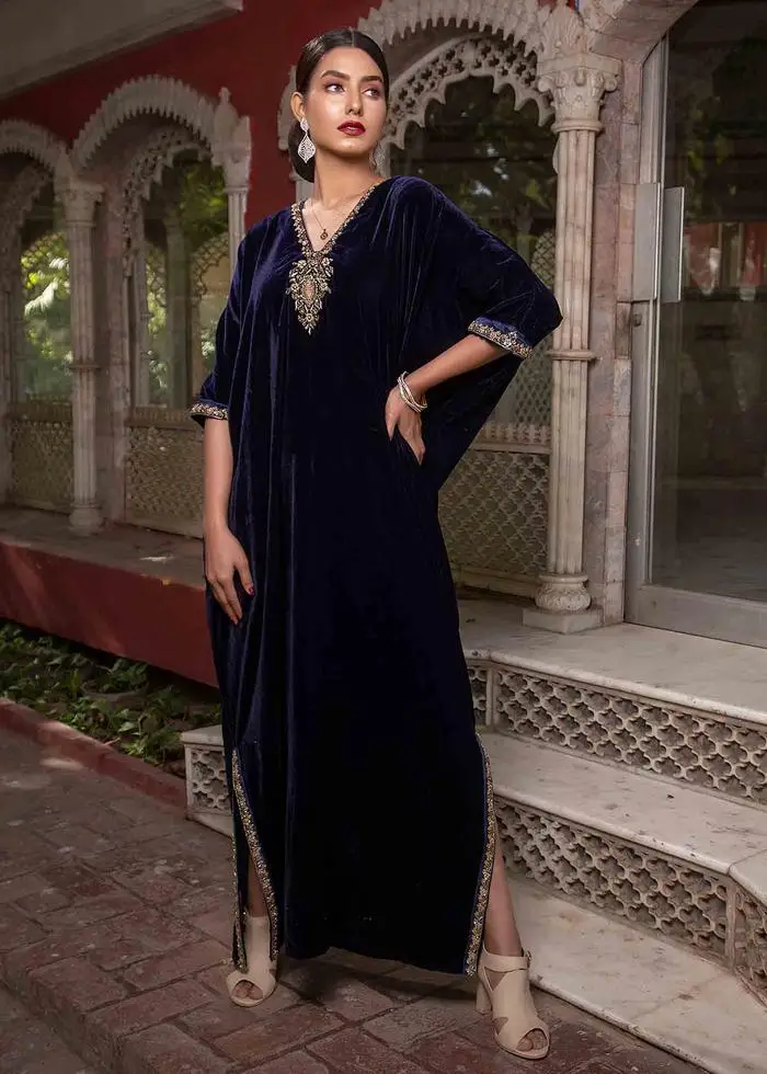 Новый дизайн женский мусульманский кружевное платье блесток макси открытым абаи Кафтан Дубай мусульманское женская одежда