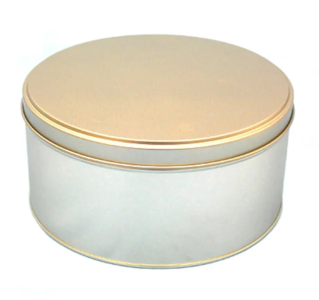 
Custom round Bank metal tin box containers for chocolate biscuit cake toys 