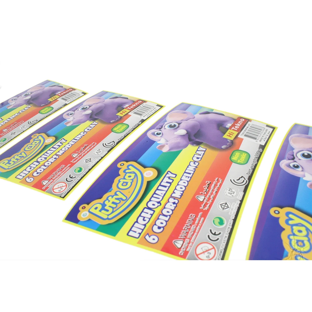 CMYK printing label sticker art paper or synthesis paper with gloss film lamination