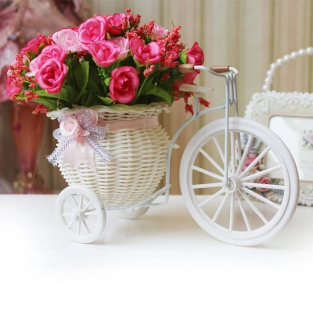 Home Decor/ Bicycle Flower Basket