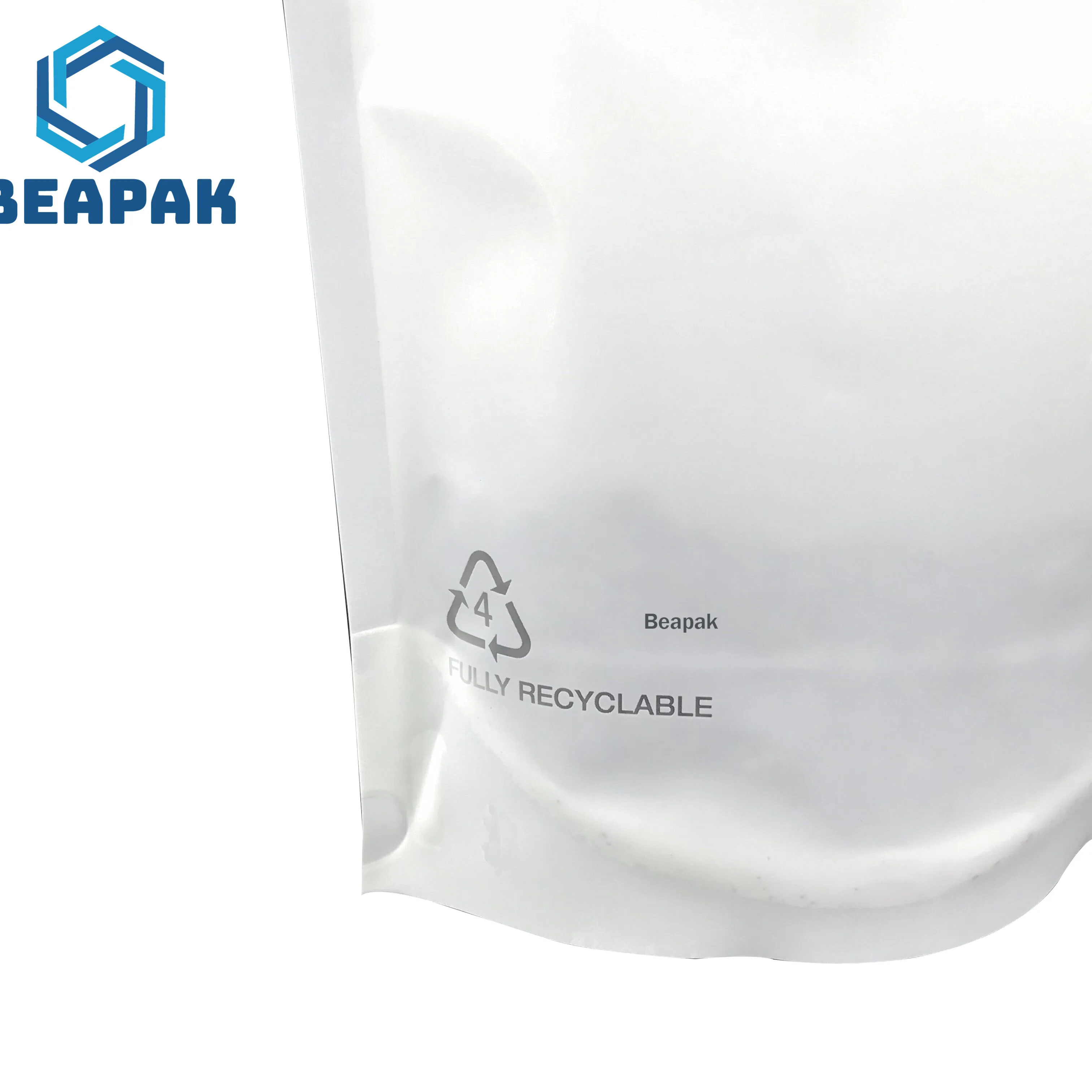 100% recycle biodegradable custom Logo resealable stand up pouch matte black EVOH  mylar  bags with zipper