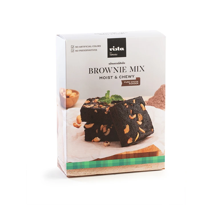 
95% Purity Vanilla Flavor Pure Cocoa Powder Brownie Mix Moist and Chewy From Thailand 