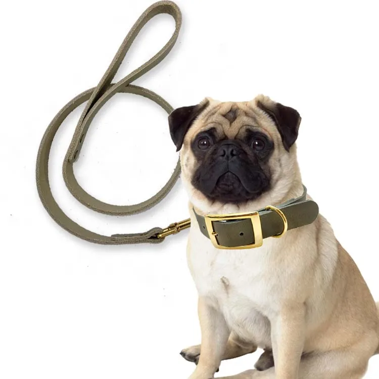 Strong Tensile Strength Suitable Tracking Training Leather Rope Leash Dog