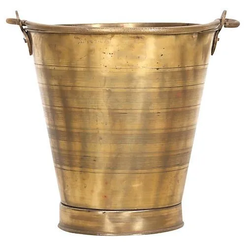 Outdoor Party Decorative Copper Beer Ice Bucket Supplier from India Copper Customized Tabletop Restaurant Wine Ice Bucket Bar