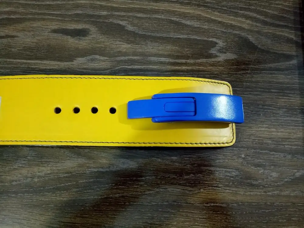 Heavy Duty Cowhide Suede Leather Weight lifting Lever Belt with Adjustable Lever belt  in 10 &13mm thickness with 4 inches width