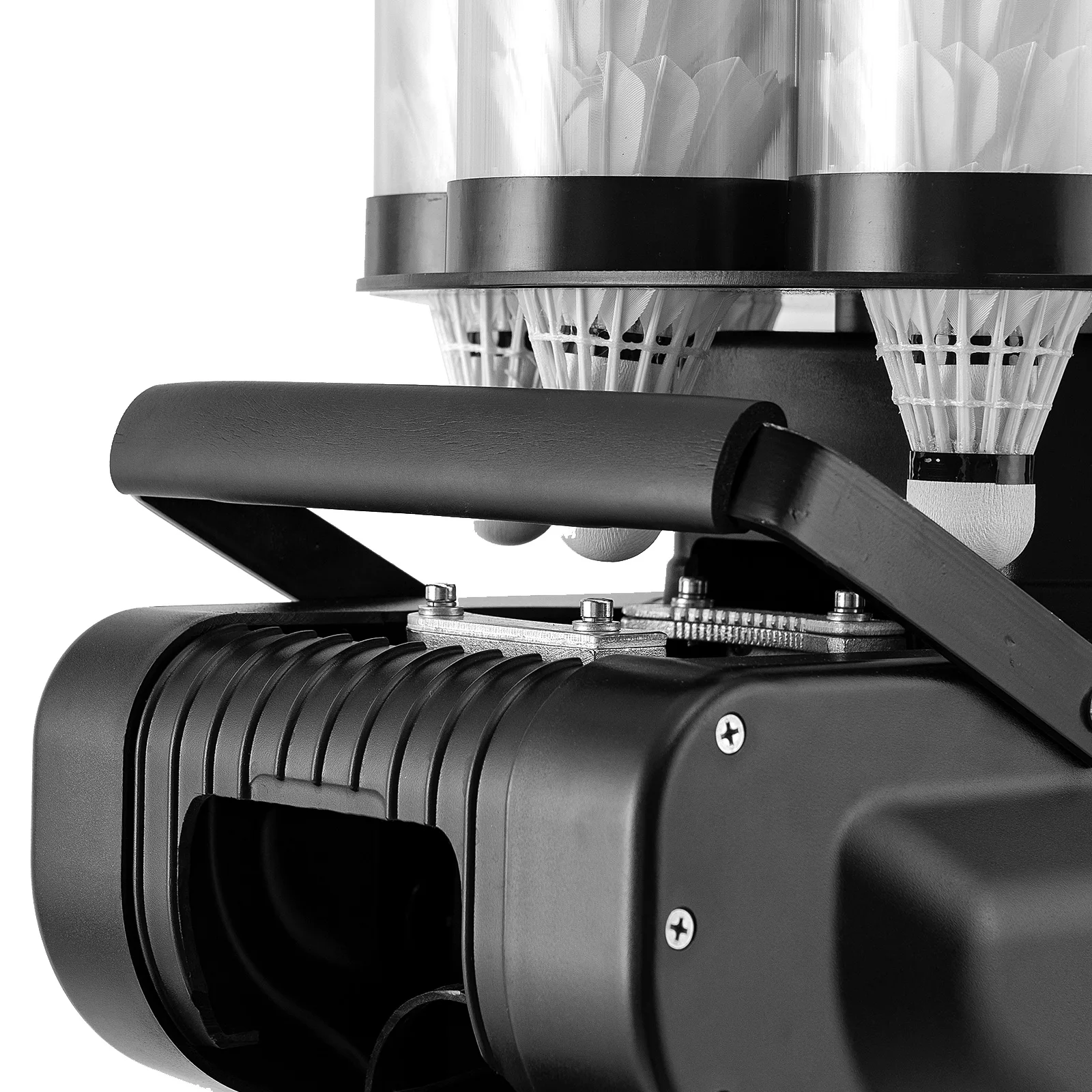 B2000  High quality and cheap price badminton racket net machine shuttlecock feeding equipment