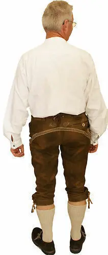 Роскошный мужской костюм Lederhosen на Октоберфест баварский немецкий пивной короткий (мужской Lederhosen) Коровья замша кожа