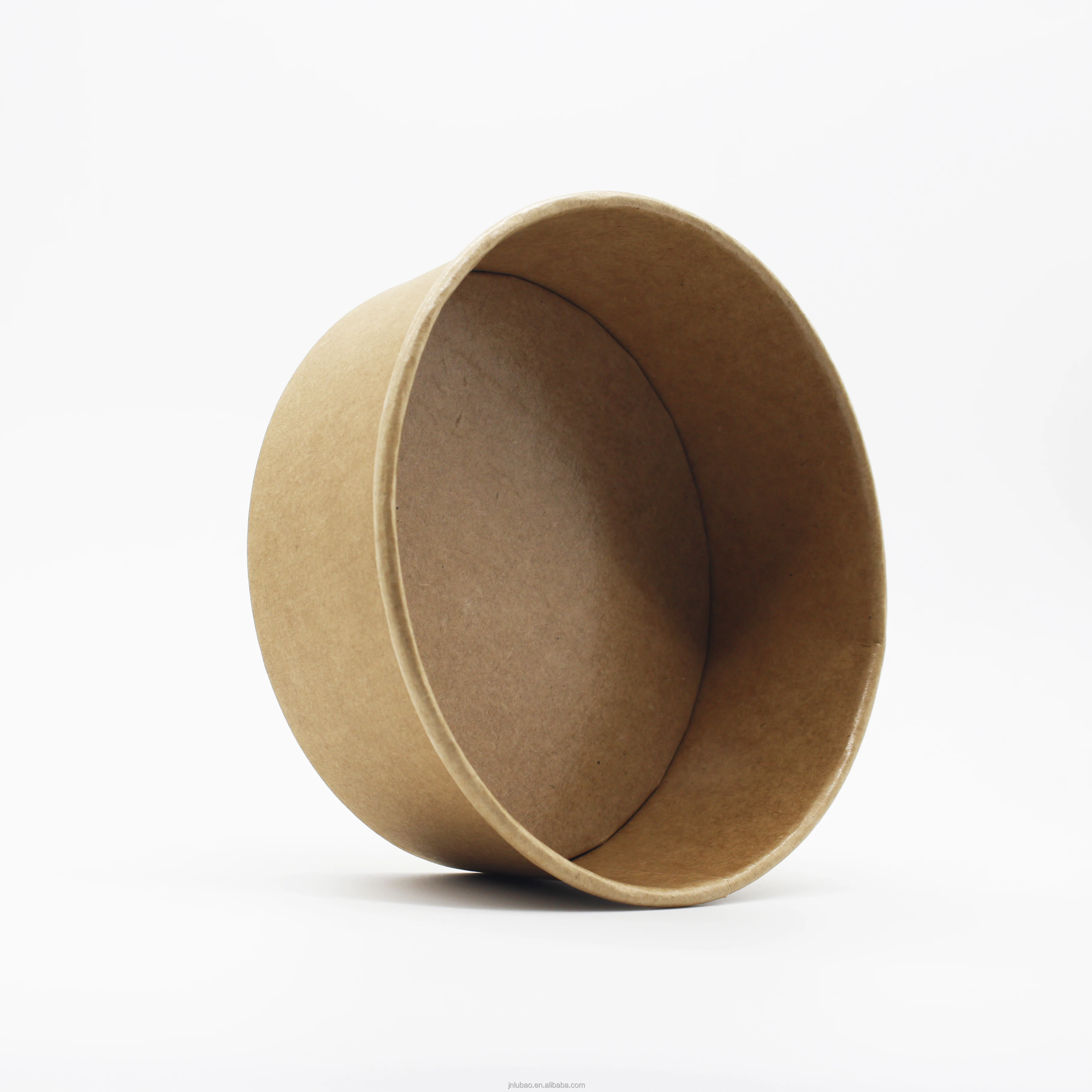 Biodegradable bamboo paper disposable food packaging soup bowl with lid