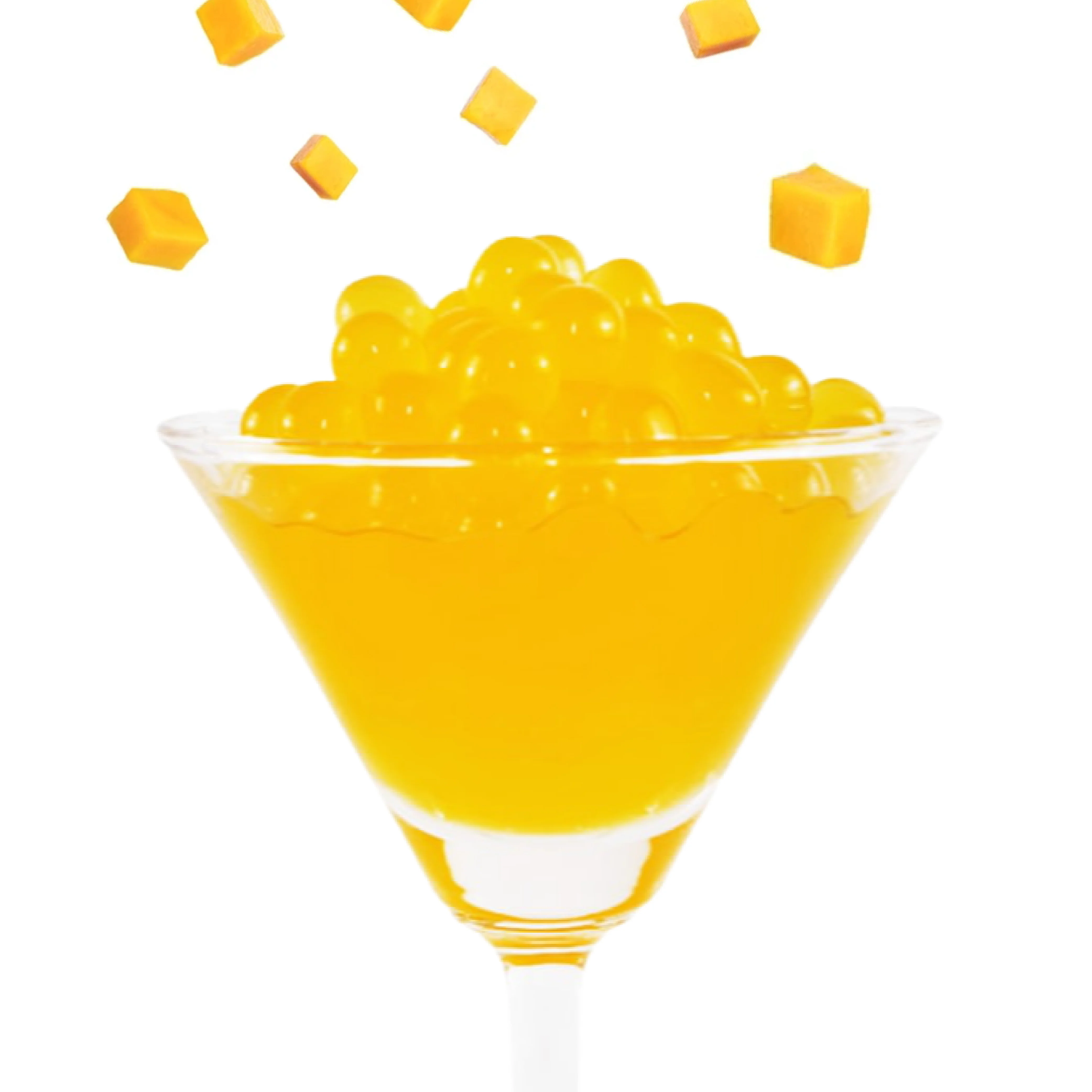 Не нужно кипятить манго жемчуг boba хрустальный шар konjac для холодного напитка молочный чай десерт