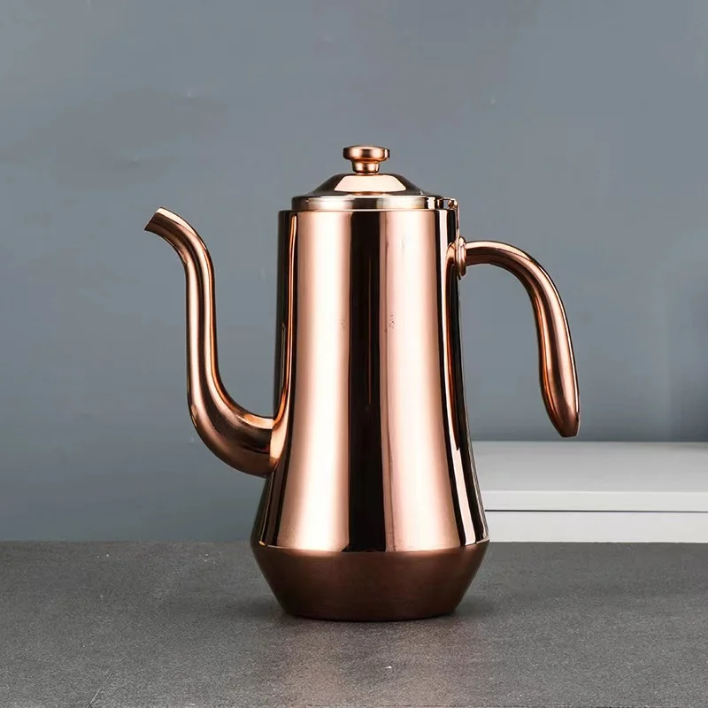 Kitchen Accessories Large Size Stainless Steel Teapot With Infuser Filter And Smooth Handle Tea Pot